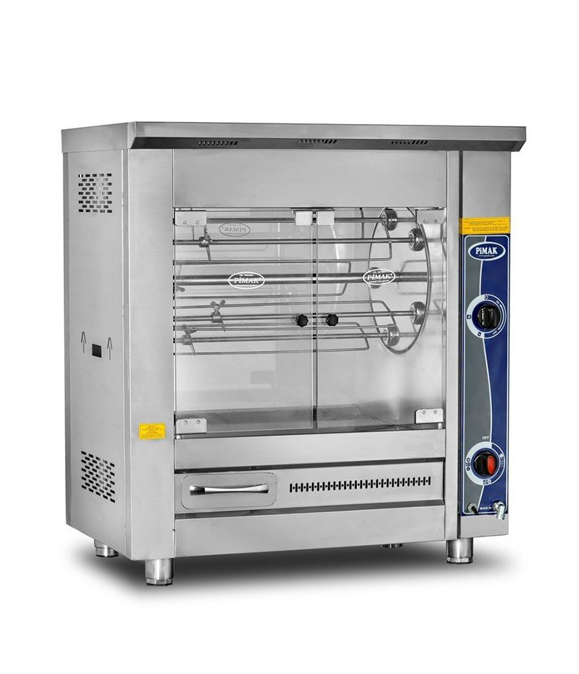 PI2/M006 Gas Countertop Drum Chicken Machine