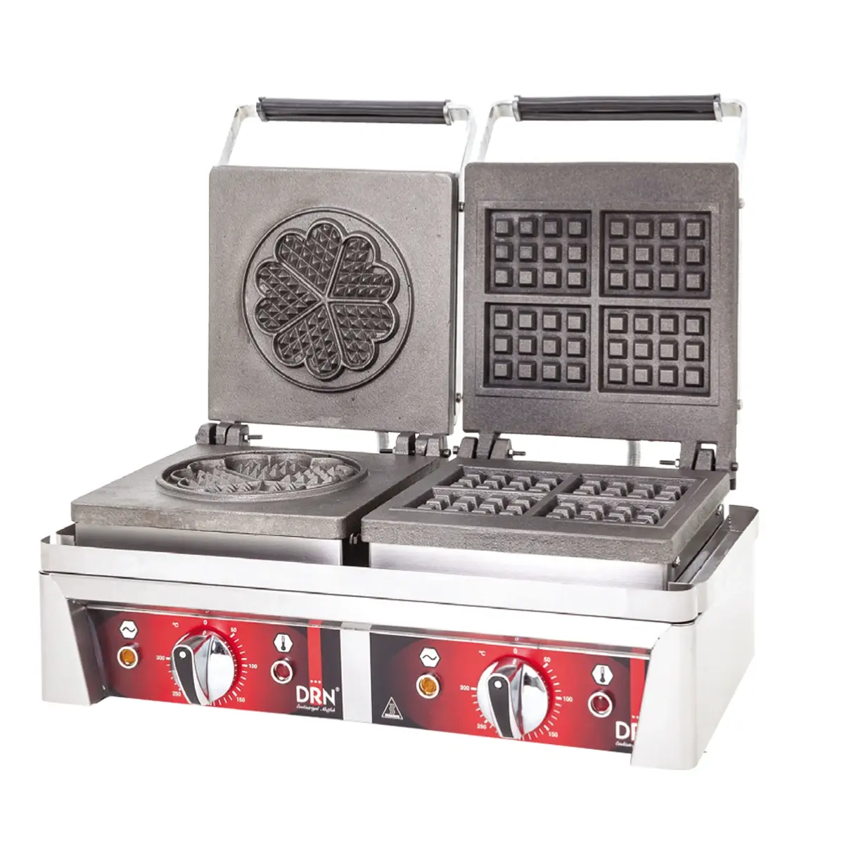 WAFFLE MAKER PLUS - DOUBLE CLOVER&SQUARE - ELECTRIC