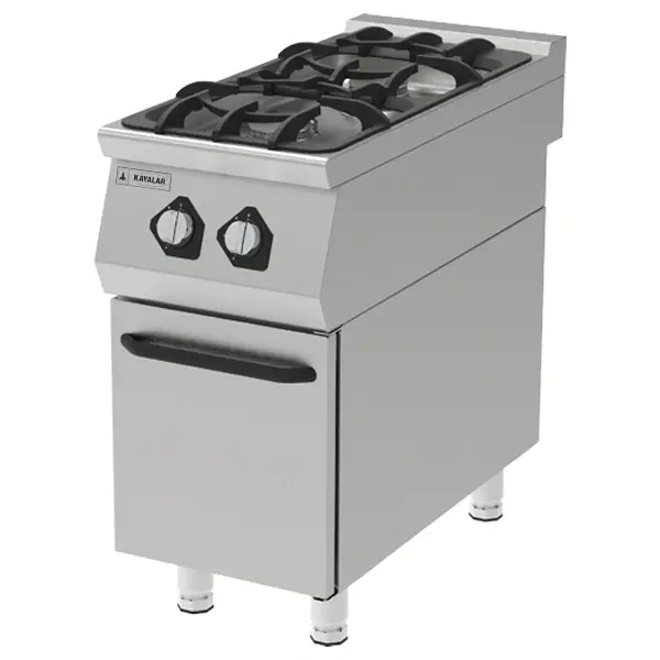 COOKER WITH CUPBOARD WITH GAS