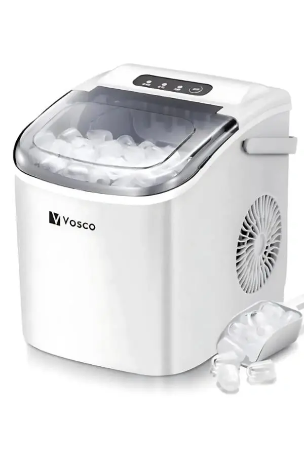 Vosco Eko Countertop Ice Maker 12 Kg White