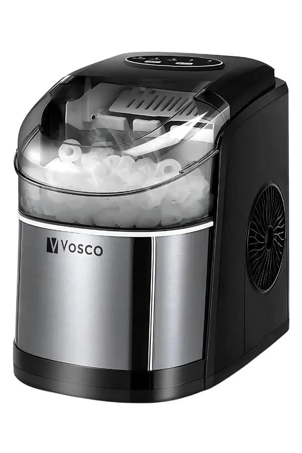 Vosco Countertop Ice Maker 12 Kg Black